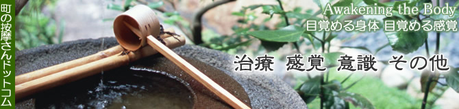 Awakening the Body 治療・感覚・意識・その他４：治療：人生の転機と体を覆う澱み：町の按摩さん.com