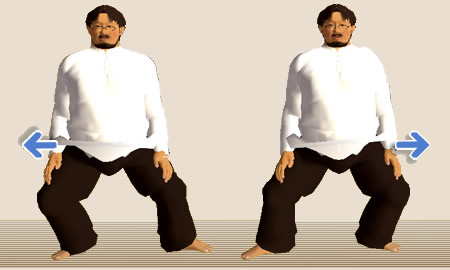 腰割りの実際2:腰割りのススメ:相撲の基本稽古に学ぶ:Awakening the Body:町の按摩さん.com