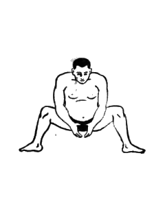 第十運動　均整之型３：相撲基本体操（大日本相撲協曾）弐：Awakening the Body：町の按摩さん.com