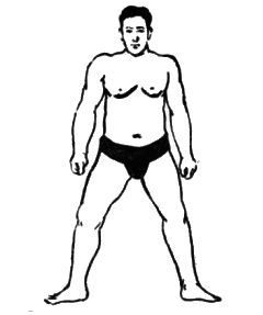 第十一運動　方屋入り之型１：相撲基本体操（大日本相撲協曾）弐：Awakening the Body：町の按摩さん.com