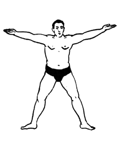 第十一運動　方屋入り之型３：相撲基本体操（大日本相撲協曾）弐：Awakening the Body：町の按摩さん.com