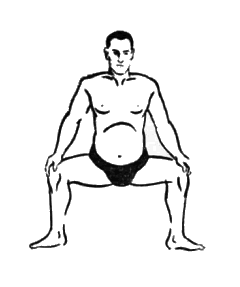 第三運動　四股之型１：相撲基本体操（大日本相撲協曾）壱：Awakening the Body：町の按摩さん.com