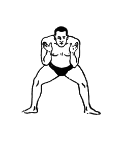 第五運動 仕切り之型5:相撲基本体操(大日本相撲協曾)弐:Awakening the Body:町の按摩さん.com