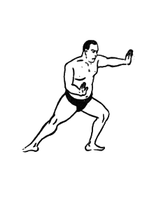 第六運動 攻め之型3:相撲基本体操(大日本相撲協曾)弐:Awakening the Body:町の按摩さん.com