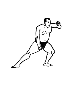 第八運動　四つ身之型３：相撲基本体操（大日本相撲協曾）弐：Awakening the Body：町の按摩さん.com