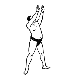 第九運動　反り之型２：相撲基本体操（大日本相撲協曾）弐：Awakening the Body：町の按摩さん.com