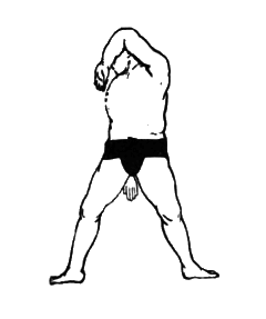 第九運動　反り之型３：相撲基本体操（大日本相撲協曾）弐：Awakening the Body：町の按摩さん.com