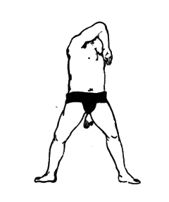 第九運動　反り之型５：相撲基本体操（大日本相撲協曾）弐：Awakening the Body：町の按摩さん.com